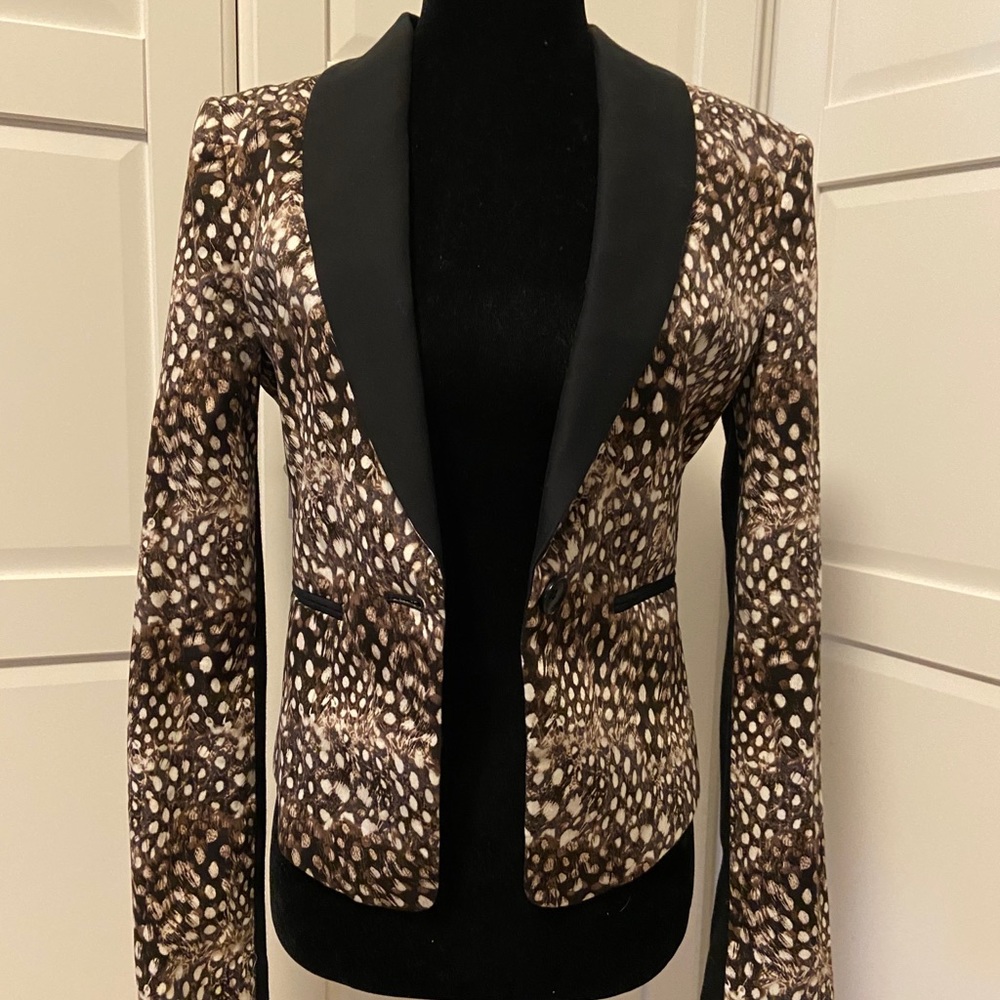 BCBGMaxAzria tuxedo style blazer